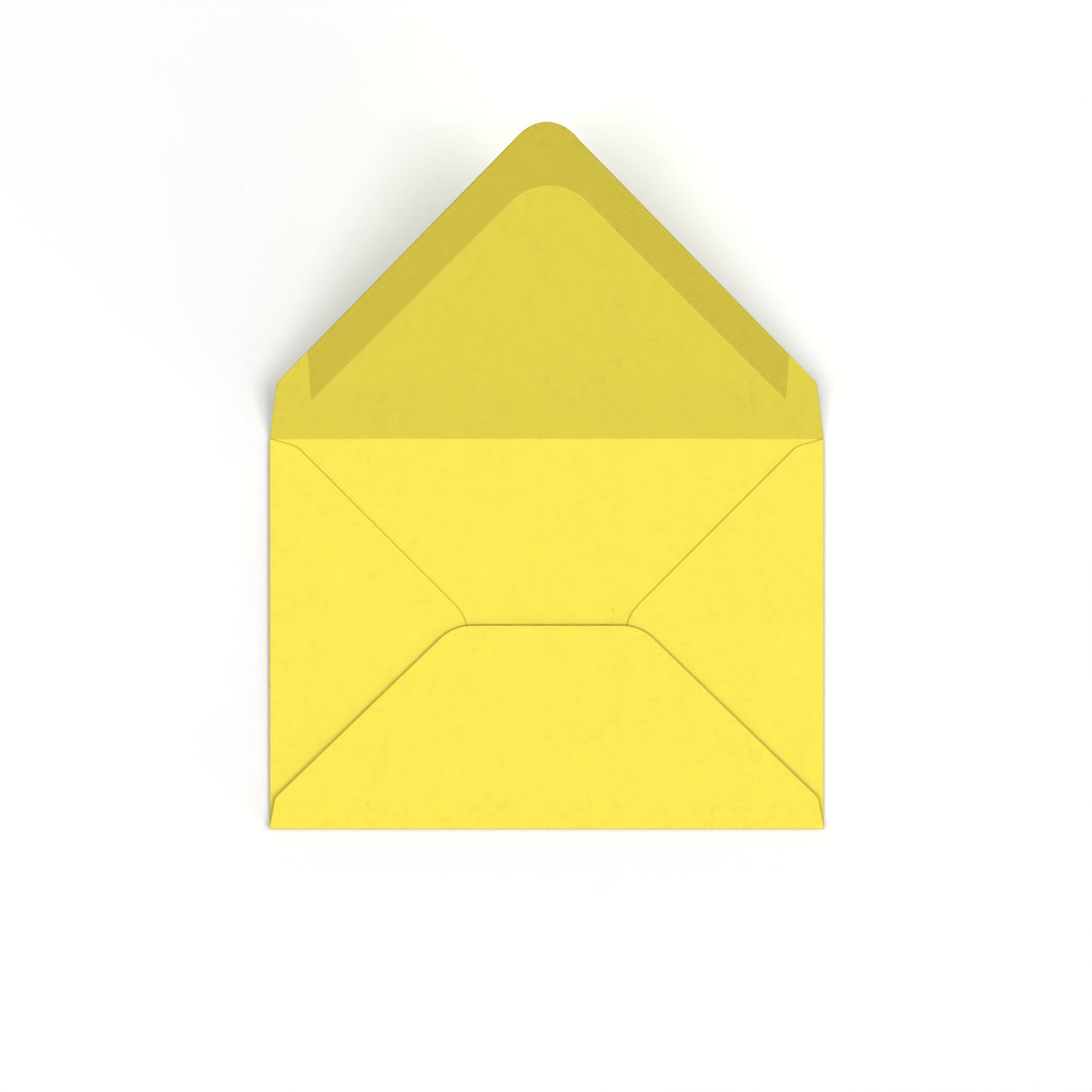 C6 Sunflower Yellow British Made Gummed V-Flap Envelope (114 x 162mm)