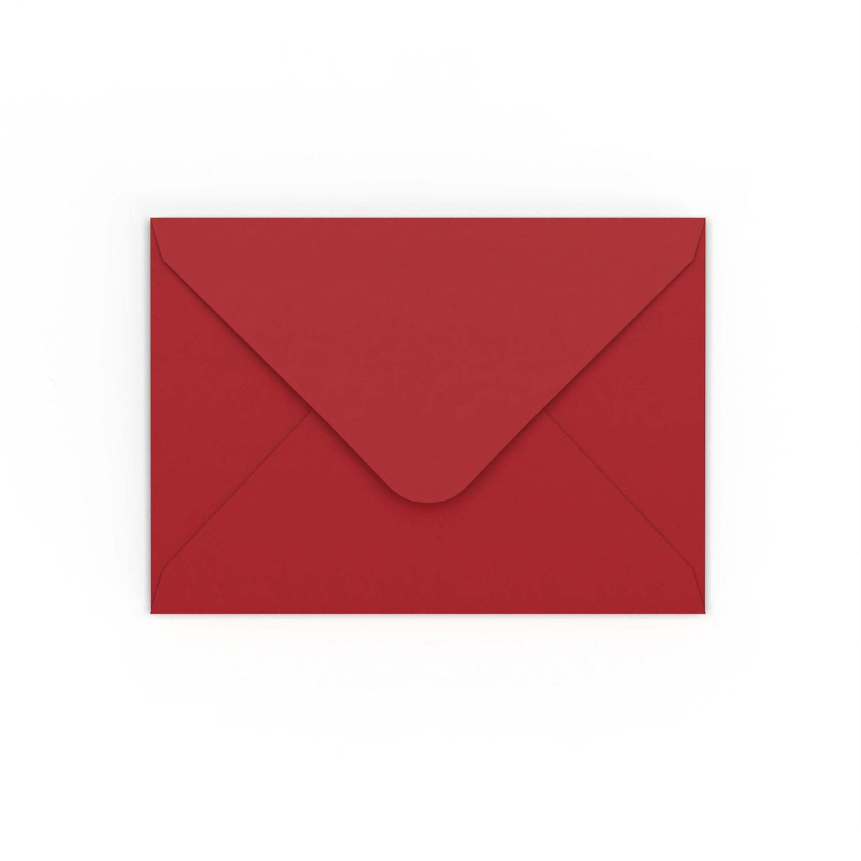 B6 Dark Red Gummed V-Flap Envelope (125 x 175mm)