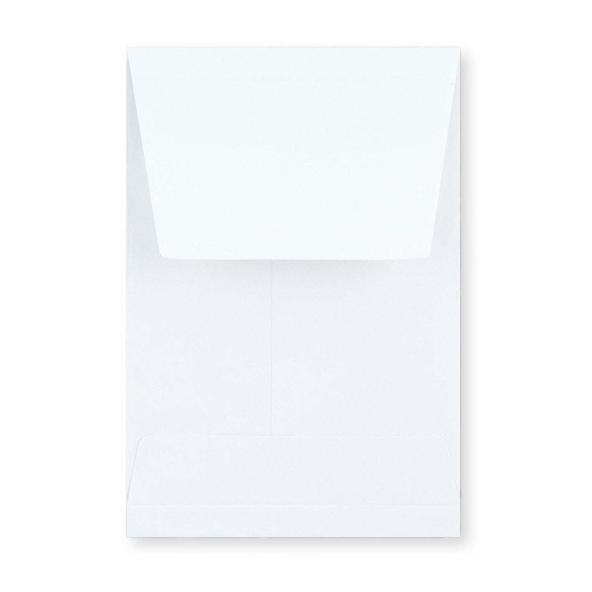 C6 White Recycled Gusset Envelope (162 x 114 x 25mm)