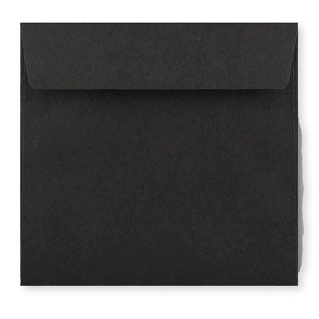 Black Coloured Peel & Seal Envelope (155 x 155mm)