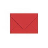 Cherry Red British Made Gummed V-Flap Envelope (133 x 184mm)