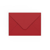 B6 Dark Red Gummed V-Flap Envelope (125 x 175mm)