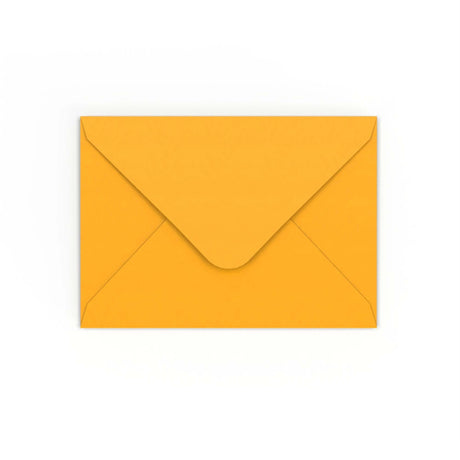 Dark Yellow Gummed V-Flap Envelope (125 x 175mm)