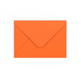 B6 Orange Gummed V-Flap Envelope (125 x 175 mm)
