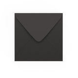Black Gummed V-Flap Envelope 155×155 mm