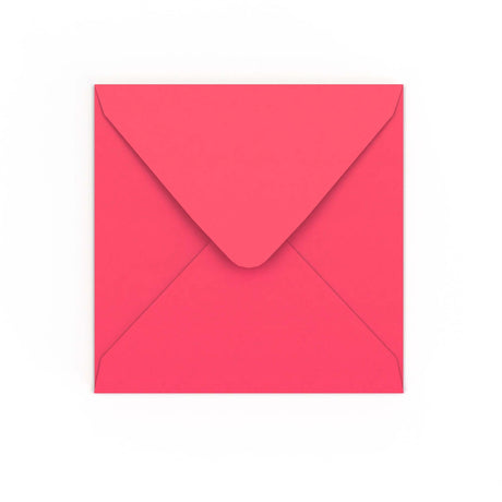 Bright Pink Gummed V-Flap Envelope (155 x 155mm)