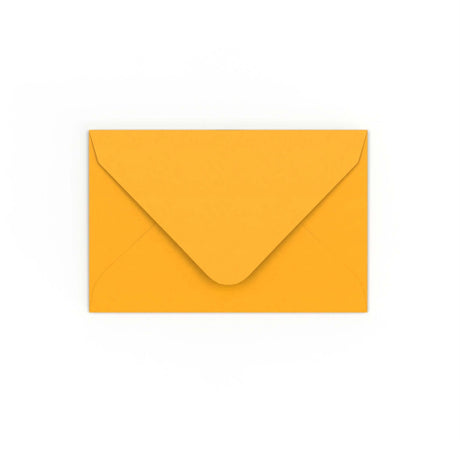 Dark Yellow Gummed V-Flap Envelope (65 x 94mm)