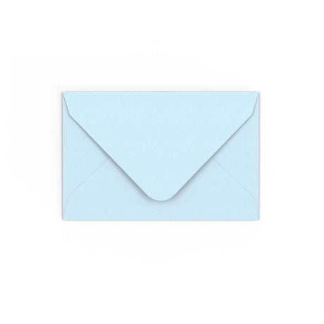 Pale Blue Gummed V-Flap Envelope (65 x 94mm)
