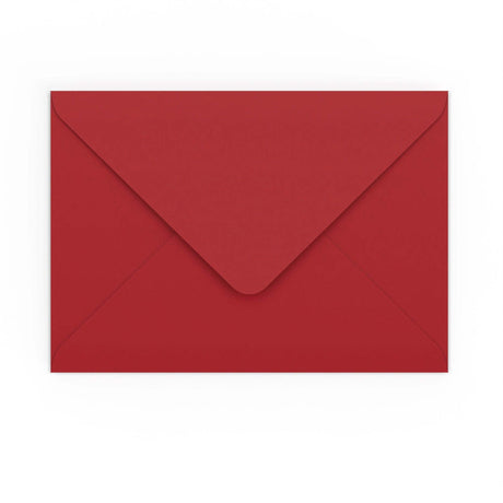C5 Dark Red Gummed V-Flap Envelope (162 x 229mm)