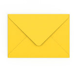 C5 Mid Yellow Gummed V-Flap Envelope (162 x 229mm)