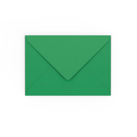 C6 Dark Green Gummed V-Flap Envelope (114 x 162mm)