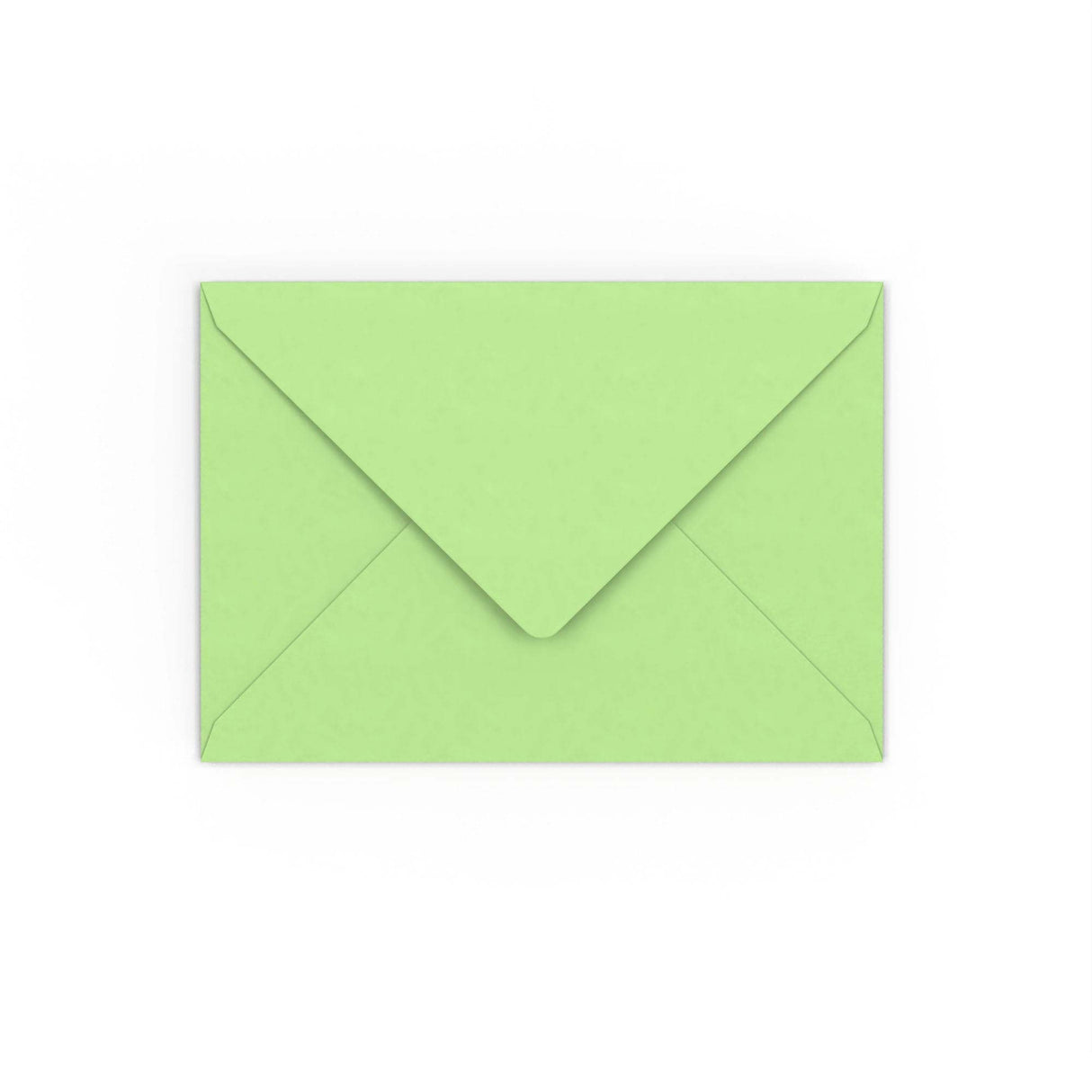 C6 Pale Green Gummed V-Flap Envelope (114 x 162mm)