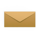 DL Gold Gummed V-Flap Envelope (110 x 220mm)