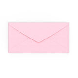 DL Pale Pink Gummed V-Flap Envelope (110 x 220mm)