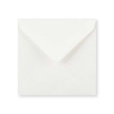 White lightweight laid envelope (90gsm) 130x130 mm