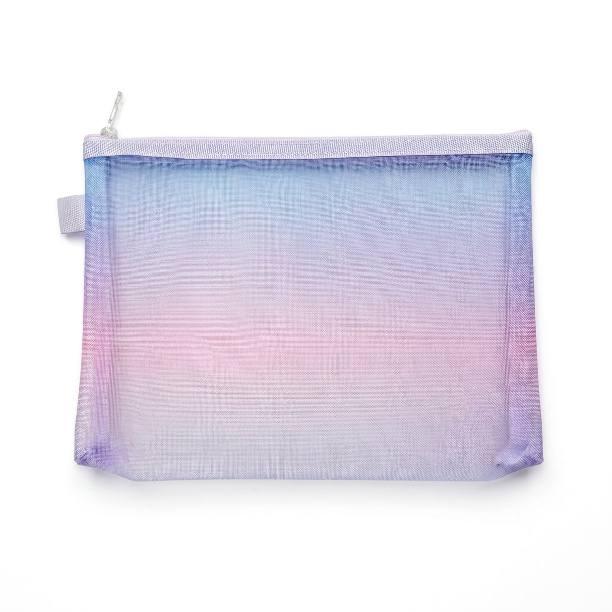 Gradient Nylon Mesh Zipper Pouch