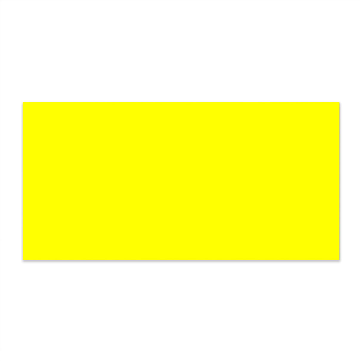 DL Yellow Peel & Seal Neon Envelope (110 x 220mm)