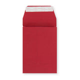 C6 Dark Red Peel & Seal Gusset Envelope (114 x 162 x 25mm)