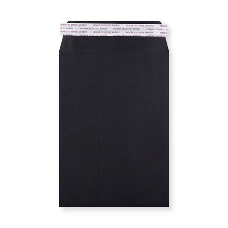 C5 Black Luxury Peel & Seal Envelope (229 x 162mm)