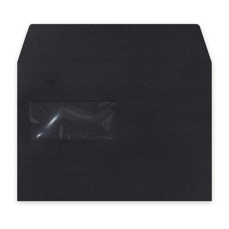 C5 Black Luxury Peel & Seal Envelope (162 x 229mm)
