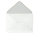 White Envelope Hammered Texture 133x184 mm