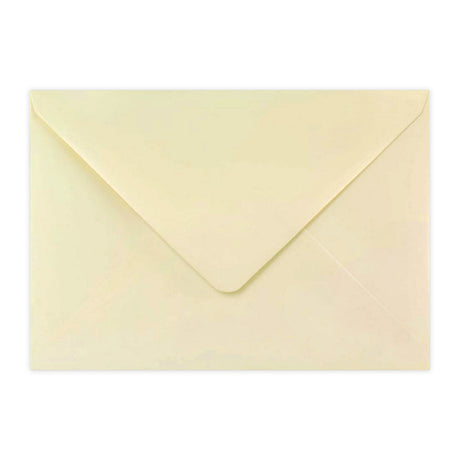 C5 Ivory Wove Gummed V-Flap Greetings Envelope (162 x 229mm)