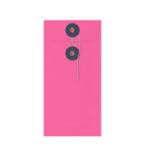 Coloured envelopes with string and washer closure