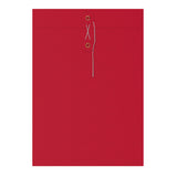 Coloured envelopes with string and washer closure