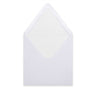Paper Lined Envelopes White + White Fancy Paper 160 x 160 mm